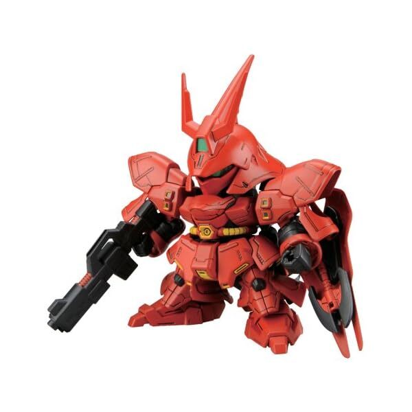 BANDAI SD MSN-04 SAZABI Model Kit Gundam Char's Counterattack NEW from Japan FS