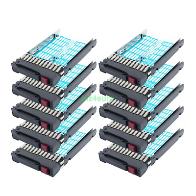 10* 2.5'' SAS SATA Tray Caddy für HP 378343 002 DL380 DL360 G5 G6 G7 DL360 DL580