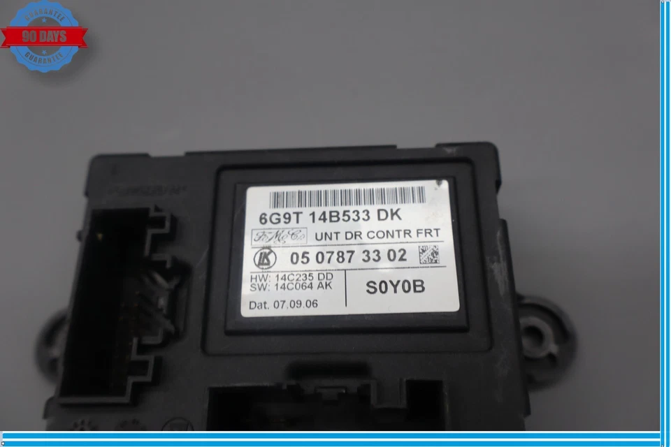07-15 Jaguar XK XKR dianteiro esquerdo driver lateral porta módulo unidade ECU fabricante de equipamento original - Imagem 4 de 4