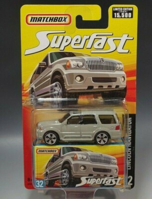 2006 MATCHBOX #32 LINCOLN NAVIGATOR SUPERFAST L.E. NIB CONDITION