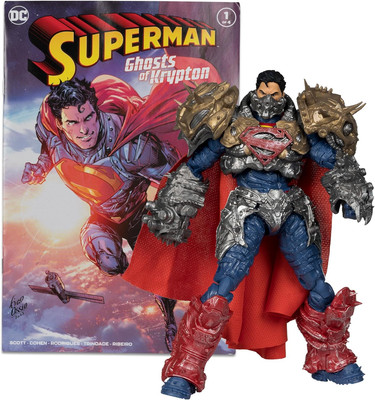 DC Direct Superman Ghosts of Krypton Page Punchers 7'' Superman Action Figure New
