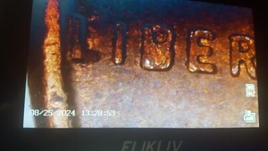 1957 D Lincoln Cent Filled "B" in LIBERTY 
