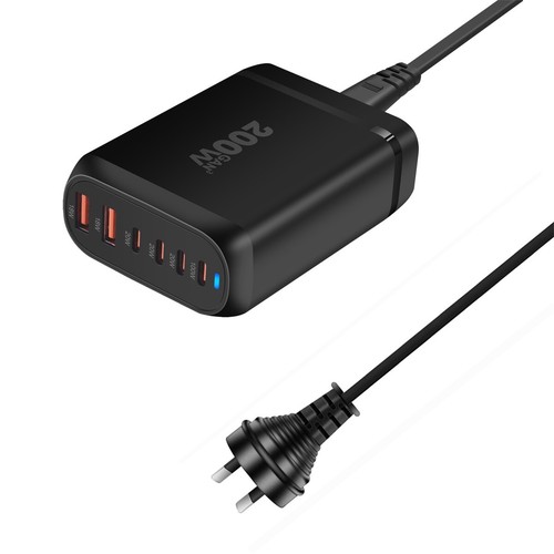 65W-200W GaN Wall Charger QC4 PD3 2 USB-C For iPhone 15 Pro Galaxy S25 Laptop - Picture 35 of 67