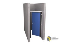 Single Enclosed Toilet Cubicle, Prefab Toilet, Toilet Cubicle, Bathroom