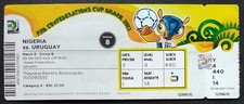 TICKET FIFA Confederations Cup 2013 Nigeria vs Uruguay Match 8 Salvador # 335