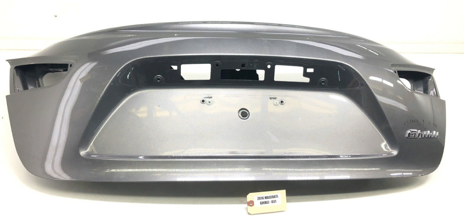 2014-2019 MASERATI GHIBLI SQ4 TRUNK LID TAIL GATE OEM.