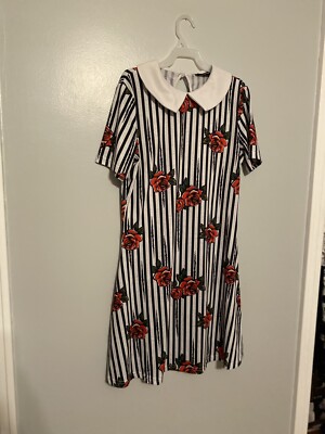 white dress colored like a jawbreaker BLACK STRIPED COLLARED MED FLARE Pair with the Lucy MRS bag to complete your look. How Jawbreaker Delivered Epic Fashions
