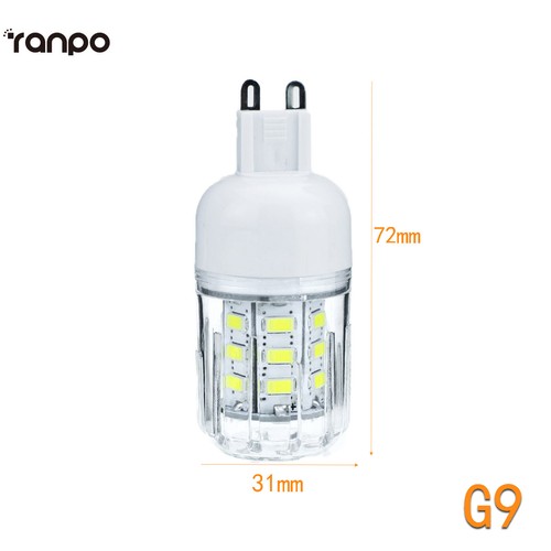 E27 E12 E26 E14 G9 LED Corn Light Bulbs 7W 5730 SMD 27LED Lamp 12V 24V 110V 220V - Picture 18 of 19