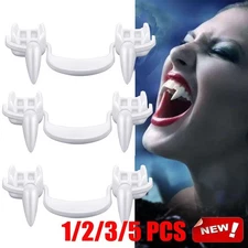 Halloween Scary Fangs Retractable Teeth for Party Cosplay Vampire Zombie Costume