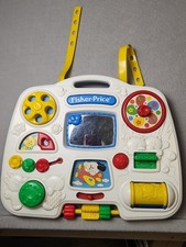 Vintage 1993 Fisher-Price Crib Activity Center Toy Colourful Interactive