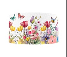 7/8" 1 yard Butterfly wildflower flower garden Grosgrain Ribbon 1295132