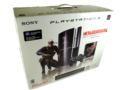 Sony PlayStation 3 Metal Gear Solid 4: Guns of the Patriots 80GB