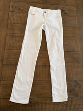 GAP kids girls white super skinny jeans size 10 regular