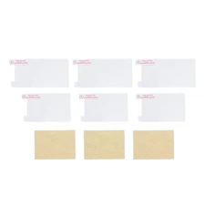 3 Set LCD Screen Protector for 3DS Tempered Glass Top Screen Protector and HD