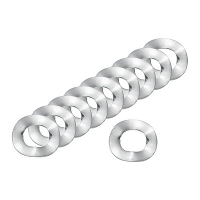 100Pcs 0.47''x0.24''x0.01'' (ODxIDxT) 304 Stainless Steel Wave Spring Washer