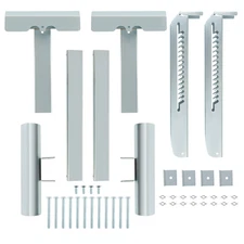 2x Ladder Jack Scaffold Extension Kit 2-Rung up to 20 inch Stable Adjustable