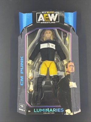 CM Punk Luminaries AEW Unmatched Series 8 Jazwares Figure New/Sealed ROH
