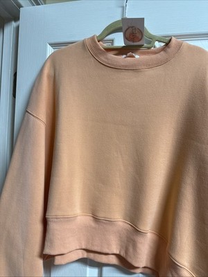 UNIQLO ~ Peach 100% Cotton Crewneck Sweatshirt~ Adult Size Medium