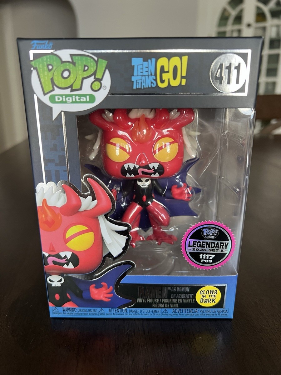 Funko Pop! Digital #411 Teen Titans Go Raven as Demon of Azarath