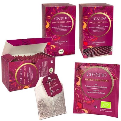 Creano Bio Tee SWEET-RED-CHAI, Kräuter-Gewürzteemischung,BIO Tee (115,83 EUR/kg)