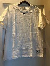 Dior White Cotton Embroidered Bee Logo Crew Neck Short Sleeve T-Shirt Men  s L