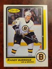 1986 O-Pee-Chee Hockey Randy Burridge #70 PSA 8