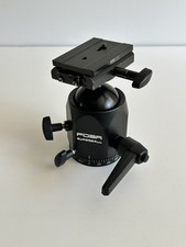 FOBA SUPERBALL-Swiss/LARGE Professional tripod ball head w/ camera plate EXC