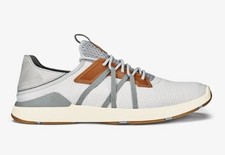 OluKai Mio Li Slip-On Athletic Sneakers Shoes Men's Size 13 Mist Gray W/ Leather