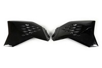 KüHlerabdeckungen UFO Schwarz KTM SX65