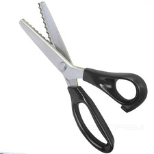 10mm Serrated Scalloped Edge Pinking Shears Stainless Steel Tailor Scissors
