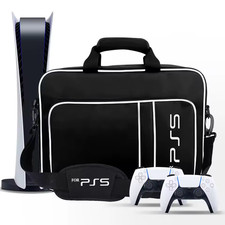 PS5 Travel Case Protective Bag for Disc Digital Console Controllers