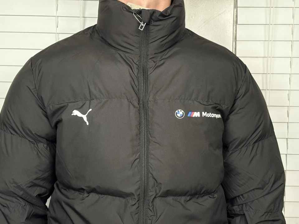 Chaqueta acolchada negra para hombre Puma BMW Motorsport talla M Foto 3 de 4