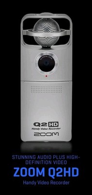 ZOOM Q2HD Handy Video Recorder AUDIO PLUS HIGH-DEFINITION VIDEO (Pre Owned)