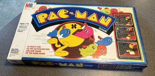PAC MAN Board Game-Complete Vintage Retro 1980 Milton Bradley
