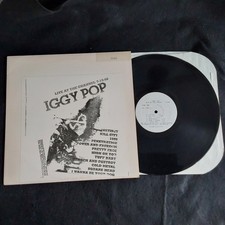 IGGY POP ~ LIVE AT THE CHANNEL 7-19-88 [NUMBERED 2316] A&M PROMO Virgin Vinyl LP