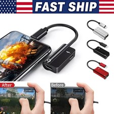 3.5mm Headphone Jack AUX Splitter Adapter and Charger For iPhone14 13 12 11 8 Xs