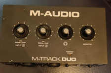 M-Audio M-Track Duo USB Audio Interface for Recording - Black