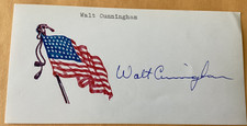 WALT CUNNINGHAM NASA Astronaut APOLLO 7 Autographed Signed Card Free Shipping