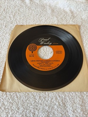 MIGHTY TOM CATS LOVE POTION-CHEEBA-CHEEBA/FINGER IN IT 7'' PAUL WINLEY 1104