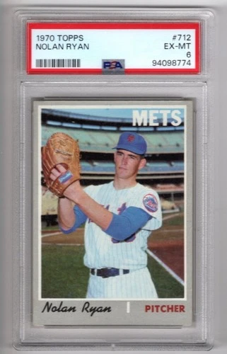 1970 Topps Nolan Ryan #712 PSA 6 3rd Year High #