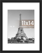 upsimples 11x14 Picture Frame, Display Pictures 8x10 with Mat or 11x14 Without