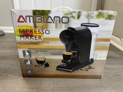 Coffee macchine - Ambiano Single Serve Espresso & Coffee Maker   Black 
