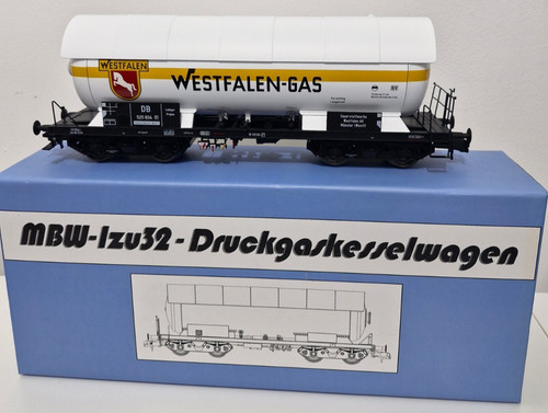 MBW Spur 1 83607 Druckgaskesselwagen "Westfalen- Gas" mit  Dach, Epoche  III,OVP | Condition: Gebraucht