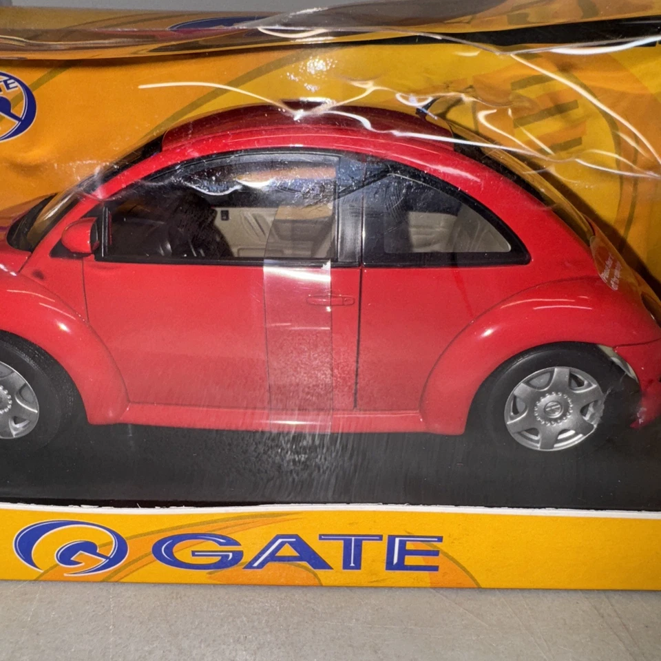 GATE VW Beetle Cupé '98 Rojo Modelo Die Cast Escala 1:18 Nuevo Volkswagen Foto 4 de 4