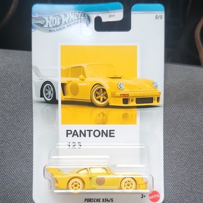 Hot Wheels Silver Series Pantone Porsche 934/5 Yellow Diecast 1:64 2023