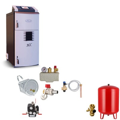Attack Holzvergaserkessel | SLX 45 Lambda | 45 kW | Komplettset 1