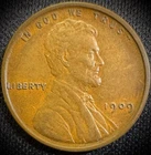 1909-P VDB Lincoln Wheat Cent Penny AU About Uncirculated First Year Of Type