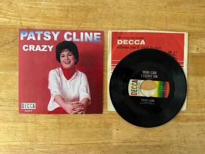 45 7'' SP PATSY CLINE CRAZY ON DECCA 31317