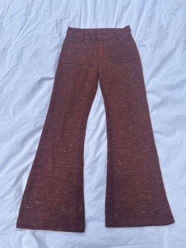 vintage wool 70s bell bottom pants