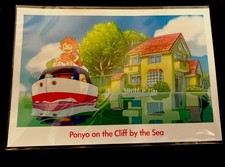 Studio Ghibli Ponyo on the Cliff Ponyo Postcard Scenic Art 2008